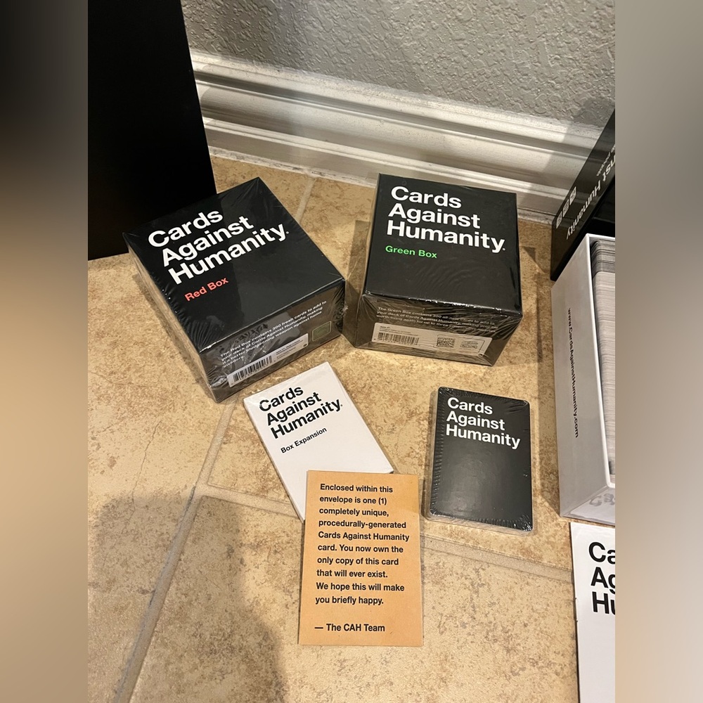 Huge Discontinued Cards Against Humanity Bigger Blacker Box Expansion Pack - Picture 2 of 9